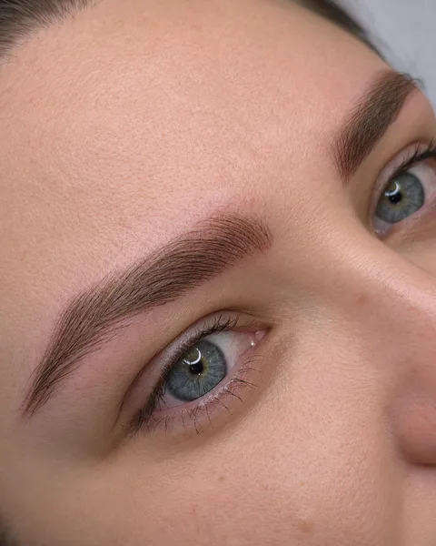 Silky Hairstroke Brows — włos maszynowy Bielsko-Biała — Silky — włos maszynowy w zbliżeniu