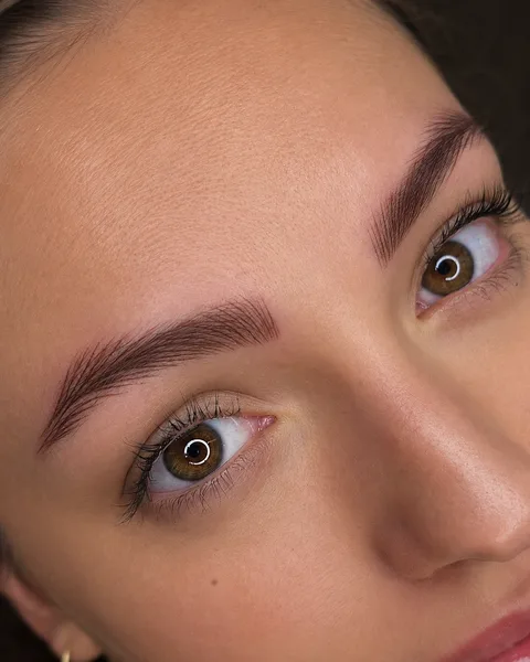 Silky Hairstroke Brows — włos maszynowy Bielsko-Biała — Silky — włos maszynowy w zbliżeniu
