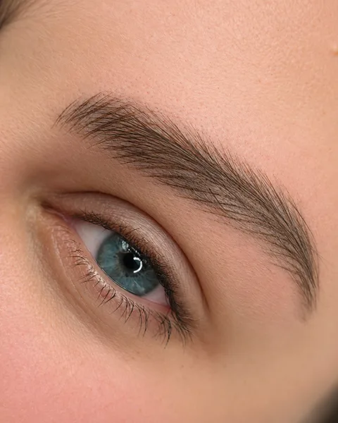 Silky Hairstroke Brows — włos maszynowy Bielsko-Biała — Silky — włos maszynowy w zbliżeniu