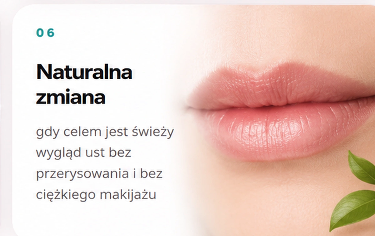 Naturalna zmiana — gdy celem jest świeży wygląd ust bez przerysowania i bez ciężkiego makijażu