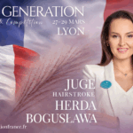 Bogusława Herda jurorka Hairstroke podczas New Generation Congress & Competition w Lyonie we Francji – makijaż permanentny brwi techniką włosa